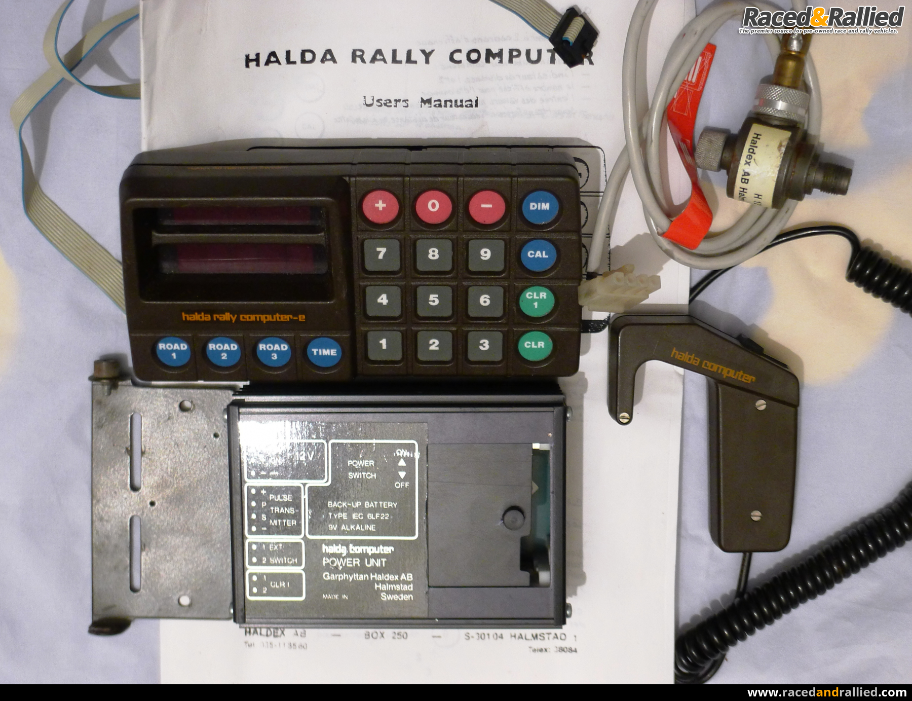HALDA RALLY COMPUTER-E 1991 LIKE NEW COMPLETE WITH MANUAL | Rally Car